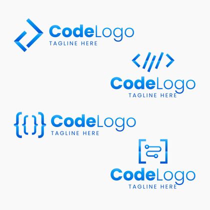 品牌平面设计代码标志包LogoLogo模板Pack