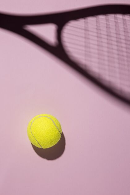 游戏网球拍阴影顶视图球拍活动运动