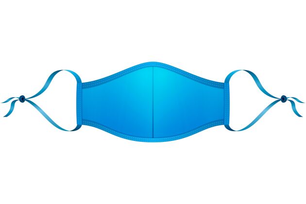 医用口罩蓝色可调面罩挂绳健康预防医疗