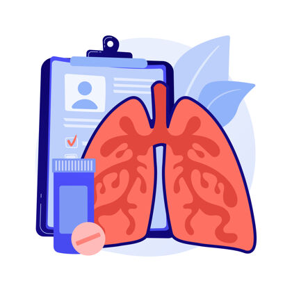 胸部慢性阻塞性肺疾病抽象概念向量插图阻塞性肺疾病 慢性支气管炎 肺气肿 慢性阻塞性肺病治疗 呼吸短促抽象隐喻进行性光明呼吸