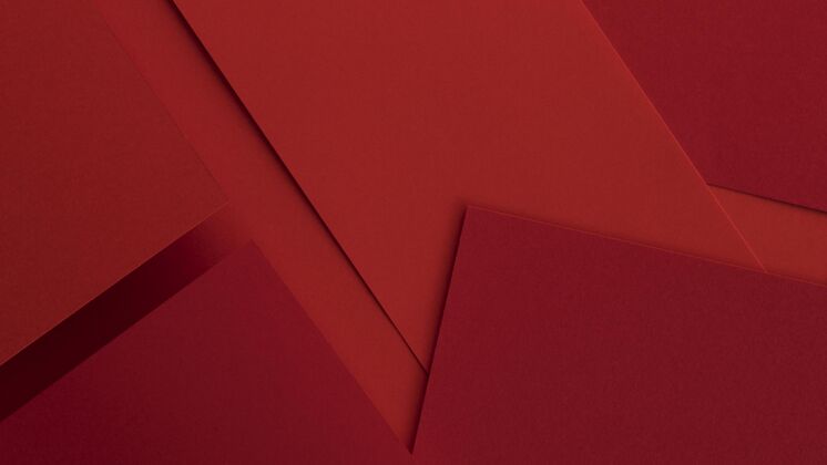 空白优雅的红纸和红包印刷色彩复制空间