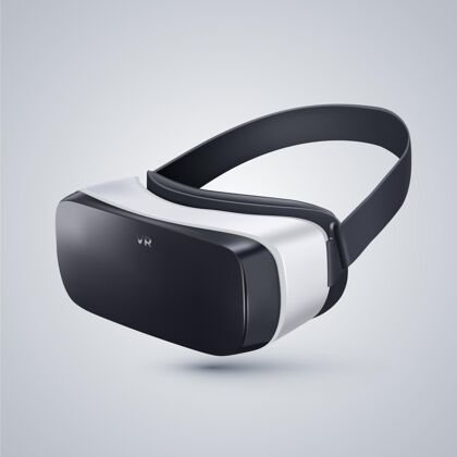 视觉逼真的虚拟现实耳机科技体验虚拟现实