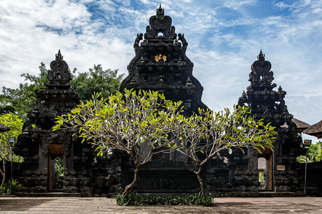 地方特别的礼拜场所 印度教 印度尼西亚巴厘岛的寺庙巴厘岛海洋和平