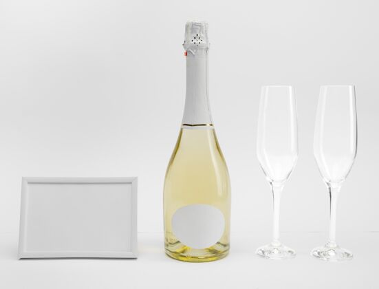 香槟瓶带模型的香槟瓶酒精快乐香槟